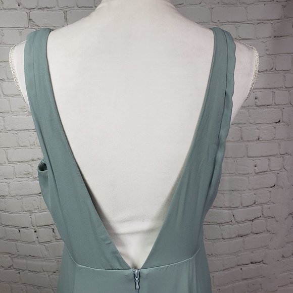 SHOW ME YOUR MUMU Jenn Maxi Dress Sage XL NWOT - Picture 6 of 12